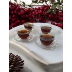 Selka Home Valery 2'li Şeffaf Çay Fincan Takımı Şeffaf