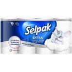 Selpak Extra 16'lı Tuvalet Kağıdı 3 Katlı Yüksek Emicilik ve Cilt Dostu Özelliklerle