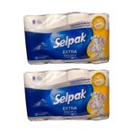 SELPAK Extra 3 Katlı Yağ Emici 8’li (Rulo) Kağıt Havlu X 2 Adet