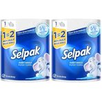 Selpak Kağıt Havlu Dev Rulo 1:2 2li paket