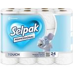 Selpak Prof Touch Tuvalet Kağıdı 24’lü X3 Paket – 2 Katlı Profesyonel Tuvalet Kağıdı Seti (72 Rulo) - Beyaz