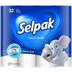 Selpak Tuvalet Kağıdı, 3 Katlı, 32'li, 1 Paket (1 x 32 Adet)