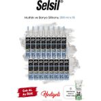 Selsil 16 x 280 ml Mutfak ve Banyo Silikonu ve Rosie - Şeffaf - 240 ml