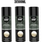 Selsil 3 x 500 ml Silikon Sprey Şeffaf Yağlayıcı Özelliği ile Yüksek Kalite Koruma Sağlar