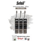 Selsil 3'lü Genel Amaçlı Silikon 280 gr ve rosie pamuk