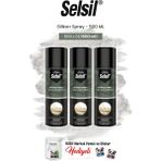Selsil 3'lü Silikon Sprey, 500 ml ve Rosie Pamuk - Şeffaf