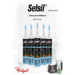 Selsil 5 Adet Akvaryum Silikon Şeffaf Ve Rosıe