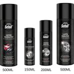 Selsil Araç Bakım Seti -Torpido Parlatıcı+Klima Temizleyici+Lastik Parlatıcı+Motor Temizleme Spreyi - 0,5 lt