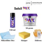 Selsil Avantajlı Set Genel Amaçlı Temizleyici - Leke Çıkarıcı Sprey - Eldiven - Bez - Sünger