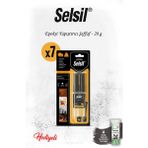 Selsil Epoksi Yapıştırıcı Şeffaf 7 Adet, Rosıe - 28 g - şırınga