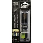 Selsil Epoxy Steel Metal Şırınga Epoksi Yapıştırıcı 28GR. Metal - Çelik - Alüminyum - Ahşap - Plastik (4887) - 28 gr