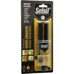 SELSİL EPOXY SYRINGE ADHESİVE ŞIRINGA EPOKSİ YAPIŞTIRICI 28GR. ALÜMİNYUM - CAM - PORSELEN - SERAMİK - AHŞAP - METAL (4172)