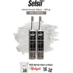 Selsil Genel Amaçlı Silikon 280 Gr, 2 Adet ve Rosie Pamuk - Şeffaf - 240 ml