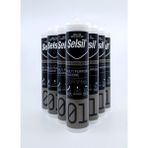 Selsil Genel Amaçlı Silikon 280gr - 25 adet - Şeffaf