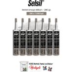 Selsil Genel Amaçlı Silikon 7 Al 6 Öde 280 gr ve Rosie Pamuk - Şeffaf - 240 ml