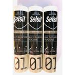 Selsil Genel Amaçlı Silikon Şeffaf 3 Adet 280 gr (Şeffaf) - 240 ml