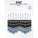 Selsil Mutfak & Banyo Silikonu Şeffaf 280 Ml - 10 Adet