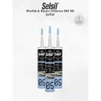 Selsil Mutfak & Banyo Silikonu Şeffaf 280 Ml - 3 Adet