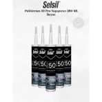 Selsil Poliüretan Beyaz Mastik 280 Ml. 5 Adet