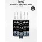 Selsil Poliüretan Mastik Siyah 280 Ml. - 5 Adet