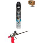 Selsil Pu Thermal Foam Isı Ve Ses Yalıtım Köpüğü 850 Ml. 16 Adet + Demir Köpük Tabancası