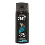 Selsil Rainbow Akrilik Sprey Boya 400 ml Parlak Siyah Ral 9005