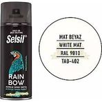 Selsil Rainbow Akrilik Sprey Boya Mat Beyaz