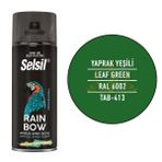 Selsil Rainbow Akrilik Sprey Boya Yaprak Yeşil 400 Ml. - RAL6002