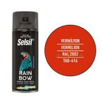 Selsil Ral2002 400 ml Kırmızı Vermilion Sprey Boya