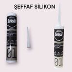 Selsil Şeffaf Silikon - 240 ml