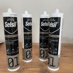 Selsil Şeffaf Silikon 4 Adet - 240 ml