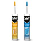 Selsil Silikonize Akrilik Mastik 500 Gr ( 5 Adet)