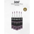 Selsil Silikonize Altınmeşe Mastik 500 Gr. 5 Adet