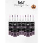 Selsil Silikonize Bej Mastik 500 Gr. 10 Adet