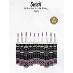 Selsil Silikonize Bronz Mastik 500 Gr - 10 Adet