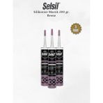 Selsil Silikonize Bronz Mastik 500 Gr. - 3 Adet