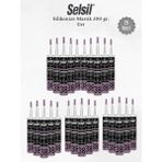 Selsil Silikonize Gri Mastik 500 Gr - 25 Adet