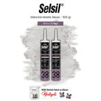 Selsil Silikonize Mastik, 500 gr, Beyaz 2 adet ve rosie pamuk