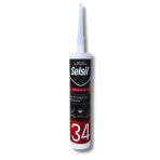 Selsil Silikonize Mastik Beyaz 450Gr