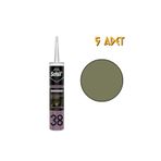 Selsil Silikonize Mastik Bronz-Şampanya 500 Gr. - 5 Adet