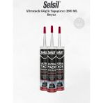 Selsil Ultratack Güçlü Yapıştırıcı Beyaz 290 Ml. - 3 Adet