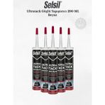 Selsil Ultratack Güçlü Yapıştırıcı Beyaz 290 Ml. - 5 Adet