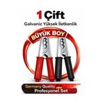 SELTEL Büyük Boy Galvaniz Akü Maşası – 1 Çift | Yüksek İletkenlik – Profesyonel Pense Seti