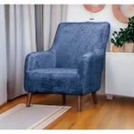 Seltenet Kadife 3+3+1+1 Lastikli Kanepe Örtüsü | Lastikli Koltuk Örtüsü | Koltuk Kılıfı - 80 x 120 cm - Petrol Mavi