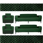 Seltenet Lastikli Esnek Koltuk Kanepe Kılıfı Takımı Çekyat Örtüsü 3+3+1+1 - Haki Yeşili - 180 x 230 cm