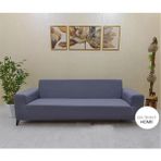 Seltenet Mikropetek Likrali Tek Kişilik Koltuk Kılıfı Streç Lastıklı Berjer Çekyat Kanepe Örtüsü - 180 x 230 cm - Koyu Gri