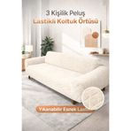seltenet Welsoft 3 Kişilik Koltuk Örtüsü Lastikli Kanepe Örtüsü | Lastikli Koltuk Örtüsü | Koltuk Kılıfı