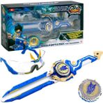 Sem Oyuncak Infinity Nado Goggle Battle Pack Orijinal Infinity Nado Kılıç Fırlatıcı ve Metal Topaç Gözlüklü Set - 0