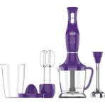 Sem SK233 Narenciye Sıkacak Blender Seti 1500 Watt 1000 ml Mor Metal 2 Kademeli rib