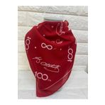sema aksesuar Kırmızı Atatürk Imzalı, Sonsuzluk 100. Yıl Pamuk Kumaş Fular - Bandana - 23 Nisan, 29 Ekim, 19 Mayıs
